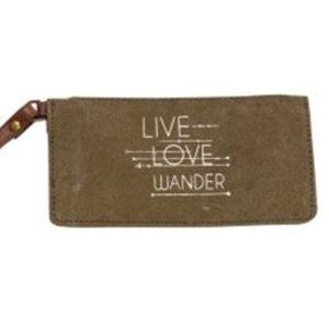 NWT Mona B Live Love Wander Card Case